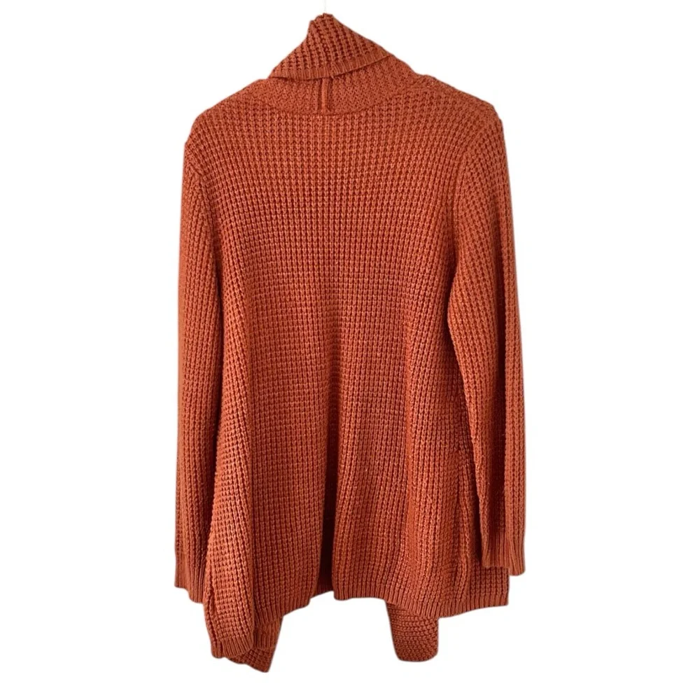 Merona Rust Open-Front Cardigan‎